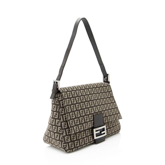 Fendi Zucchino Forever Mama Shoulder Bag - Picture 2 of 13